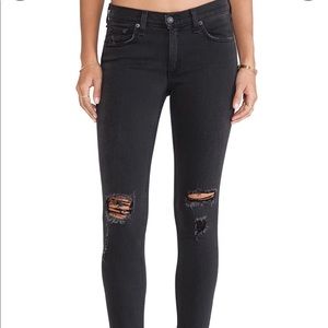 RAG & BONE Soft Rock Distressed Skinny Jeans